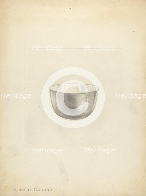 Silver Wine Tumbler, 1935/1942. Creator: Vincent Carano.