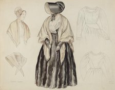 Shaker Dress, 1935/1942. Creator: Lillian Causey.
