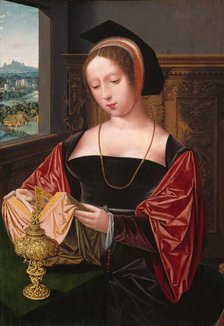 A Lady Reading (Saint Mary Magdalene), About 1530. Creator: Master of the Female Half-Lengths.
