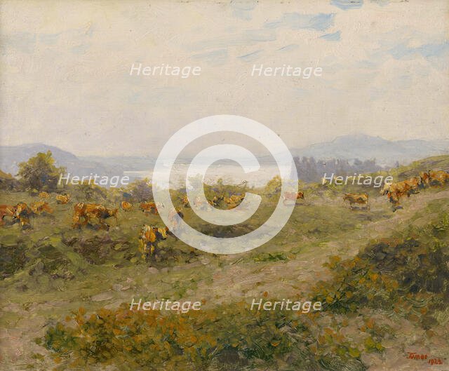 Scene near Bratislava, 1923. Creator: Jindrich Tomec.