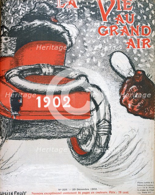 Front cover of 'La Vie au Grand Air', 20 December 1902. Artist: Lucien Faure