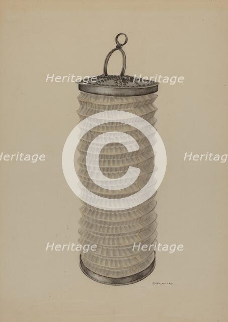 Lantern, 1938. Creator: Edith Miller.