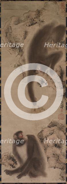 Monkeys, c. 1800. Creator: Gyokutei Katsu (Japanese).