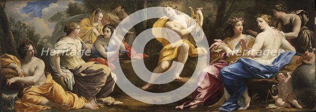 Apollo and the Muses, 1640s. Creator: Dorigny, Michel (1616-1665).