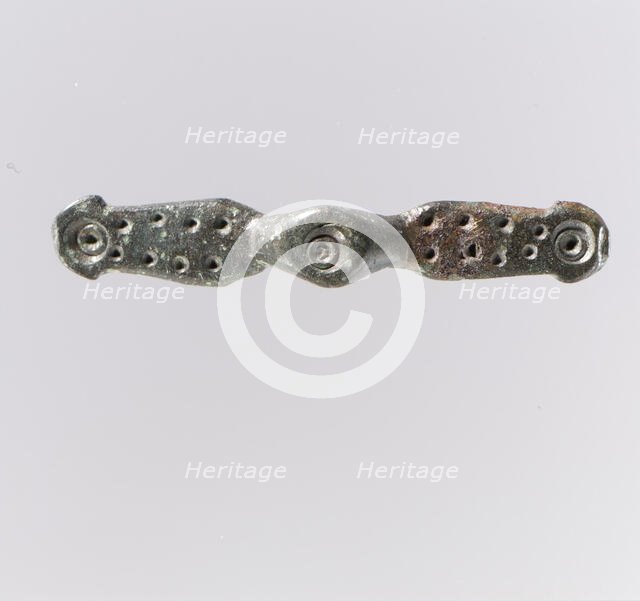 Equal-Arm Brooch, Frankish, 7th-8th century. Creator: Unknown.