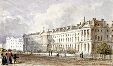 View of Hanover Terrace in Regent's Park, London, 1827.              Artist: George Shepherd