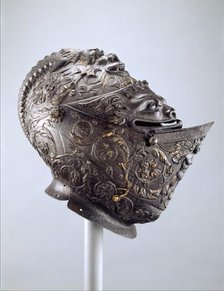 Close Helmet, Italian, Milan, ca. 1540-45. Creator: Giovan Paolo Negroli.