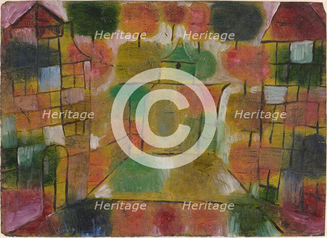 Baum und Architektur--Rhythmen (Tree and Architecture--Rhythms), 1920. Creator: Paul Klee.