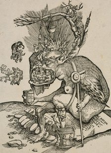 Satire of Indulgence, before 1536. Creator: Gerung, Matthias (1500-1568/70).
