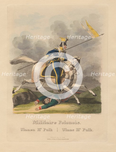 The Polish Army 1831: Uhlans of the 3rd Pulk, 1831.
