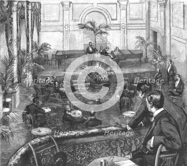 ''An Evening at the Meistersingers Club, St. James's Street. Creator: Unknown.