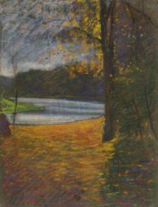 Autumn landscape, 1900-1910. Creator: Ladislav Mednyanszky.