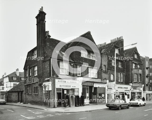 412-416 Streatham High Road, Lambeth, London: by Barrow Road, 1981. Creator: Unknown.