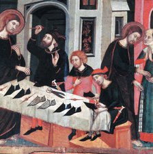 Saint Mark heals the wounded hand of the shoemaker Aniano, table of the 'Altarpiece of Saint Mark…