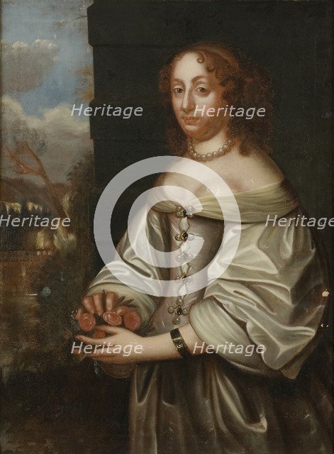 Portrait of Countess Palatine Eleonora Catherine of Zweibrücken (1626-1692), Landgravine of Hesse-Es