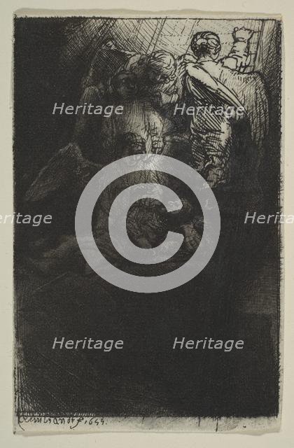 Jacob's Ladder, 1655. Creator: Rembrandt Harmensz van Rijn.