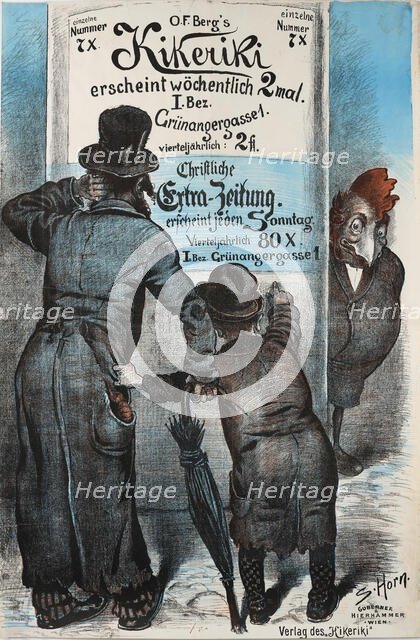 Kikeriki, c1895-1900. Creator: Horn, Sandor (active ca 1900).