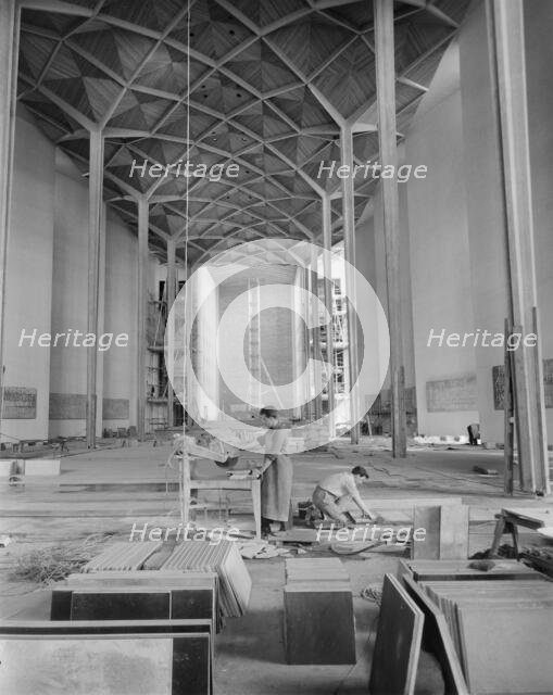 Coventry Cathedral, Priory Street, Coventry, 29/08/1961. Creator: John Laing plc.