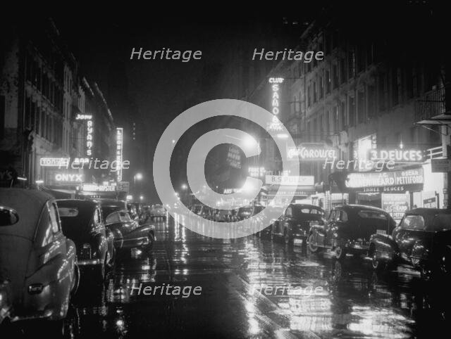 52nd Street, New York, N.Y., ca. July 1948. Creator: William Paul Gottlieb.