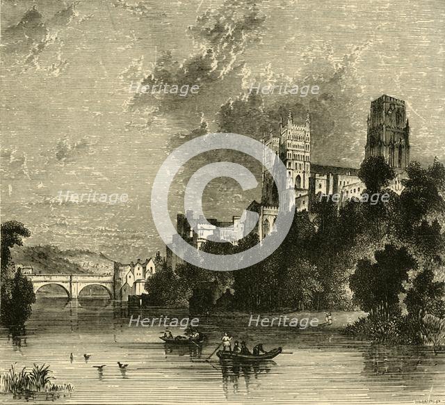 'Durham Cathedral from the South-West', 1898. Creator: Unknown.