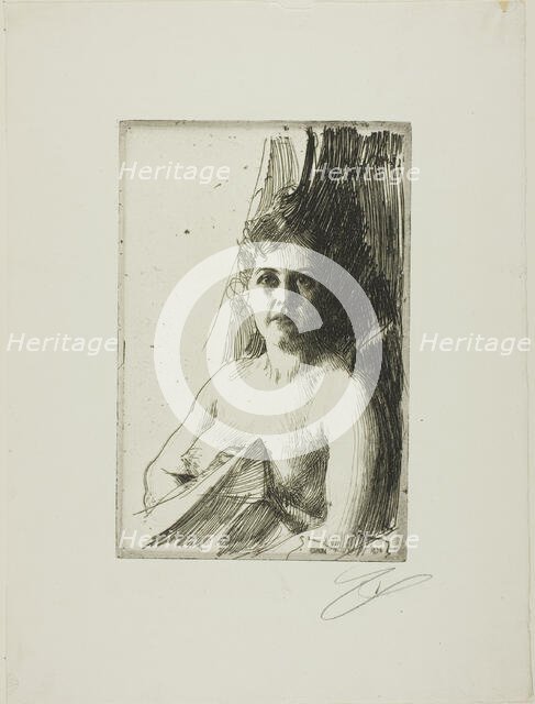 Nude Study III, 1896. Creator: Anders Leonard Zorn.