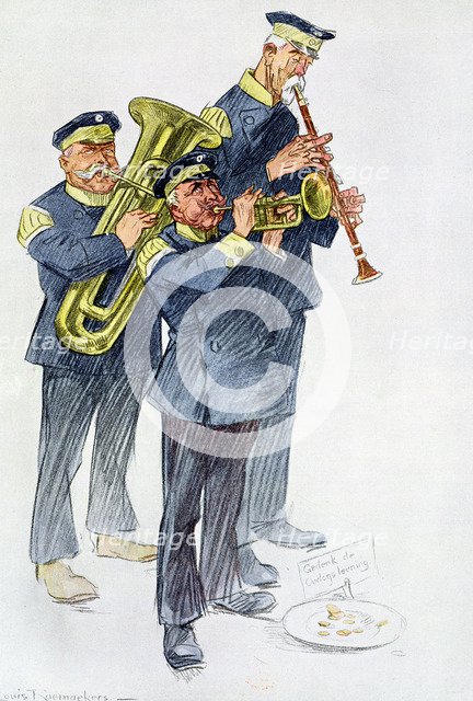 'War Loan Music', 1916. Artist: Louis Raemaekers