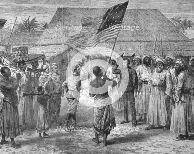 'Livingstone...: The Great Missionary-Explorer found by Stanley, 1870, (1901).  Creator: Unknown.