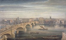 London Bridge, London, c1835. Artist: G Yates