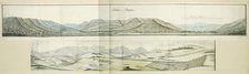 Panorama of the Biedouw and Cuinjis Mountains, c.1778-1779. Creators: Robert Jacob Gordon, Johannes Schumacher.