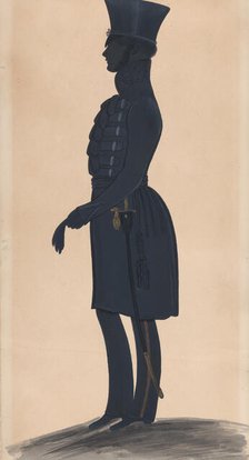 Colonel H.J. Daniell, full length to the left, 1827-44. Creator: George Angelo Crowhurst.