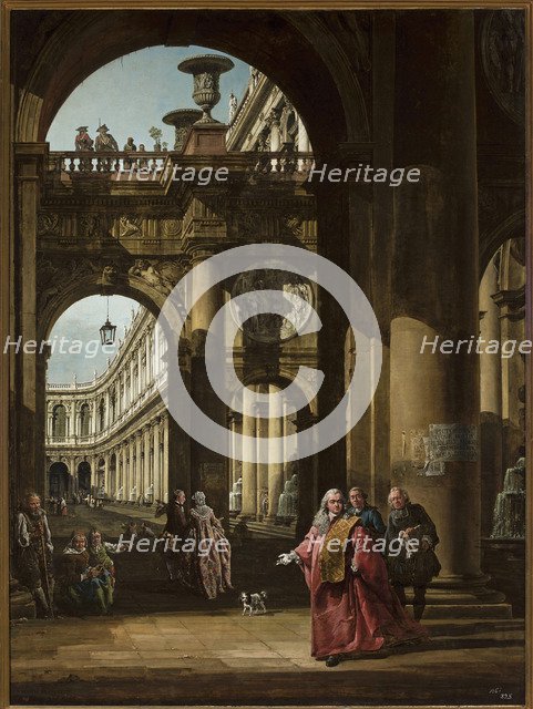 Self-portrait as Venetian ambassador, 1765.