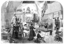 The Female School of Art, Queen-Square: the Life Class, 1868. Creator: Unknown.