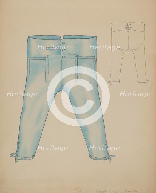 Knee Pants, c. 1936. Creator: Frederick Jackson.