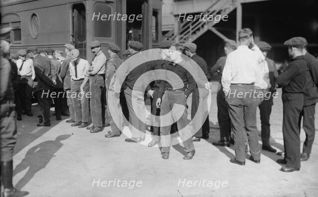 Germans at Hoboken, 1919. Creator: Bain News Service.