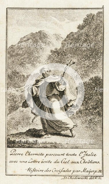 Illustration for Johann Christoph Mayer's 'History of the Crusades', 1781. Creator: Daniel Nikolaus Chodowiecki.