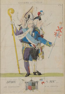 Talleyrand - the man with six heads, 1815.