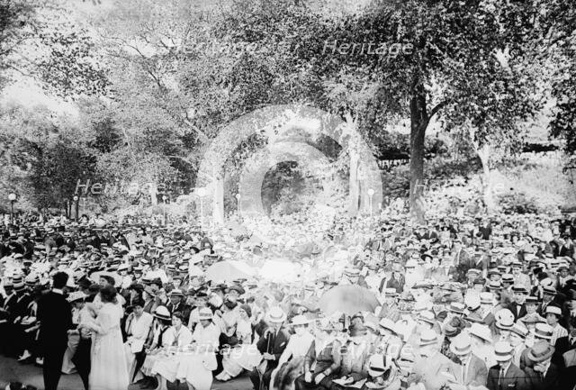 Concert, Central Park, between c1915 and c1920. Creator: Bain News Service.