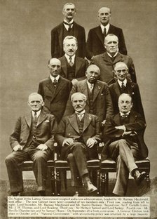 The cabinet of Ramsay MacDonald, 1931, (1935).  Creator: Unknown.