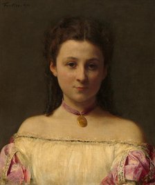 Mademoiselle de Fitz-James, 1867. Creator: Henri Fantin-Latour.