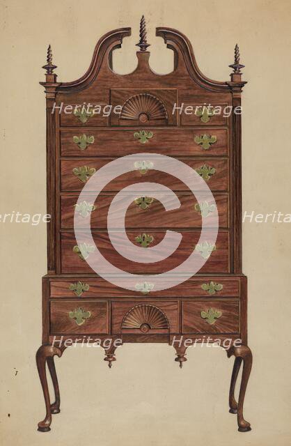 Highboy, c. 1936. Creator: Louis Annino.