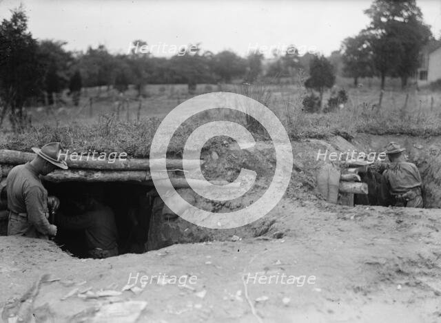 American University Training Camp - Misc. Views, 1917. Creator: Harris & Ewing.