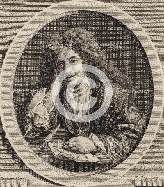 Portrait of the composer Michel-Richard de Lalande (1657-1726). Creator: Santerre, Jean Baptiste (1658-1717).