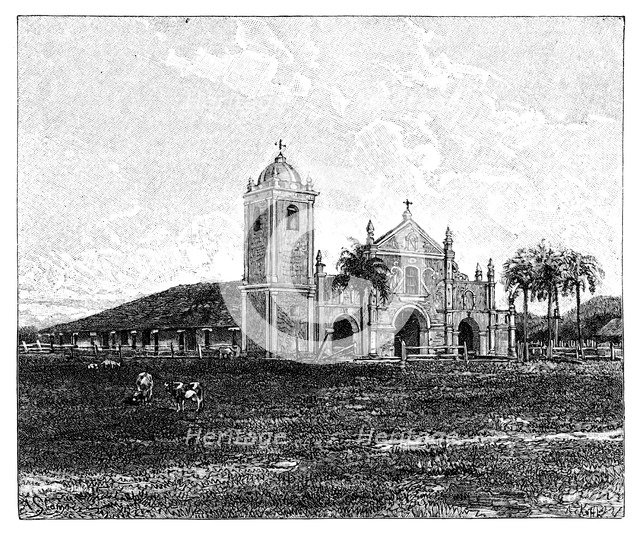 An old Jesuit church, Pirayu, Paraguay, 1895. Artist: Unknown