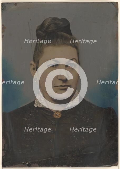 Portrait of woman, 1860s-1880s. Creator: Unknown.