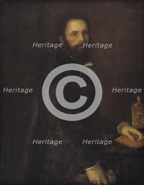 Portrait of Antonio Galli, 1550-1612. Creators: Federico Barocci  , Titian.