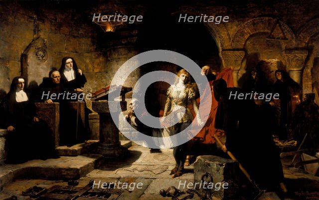 The Trial of Constance de Beverly, between 1880 and 1883. Creator: Toby E Rosenthal.