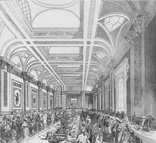 'Opening of the Third Royal Exchange, 1844. Banquet in Subscription Room', (1928). Artist: Unknown.