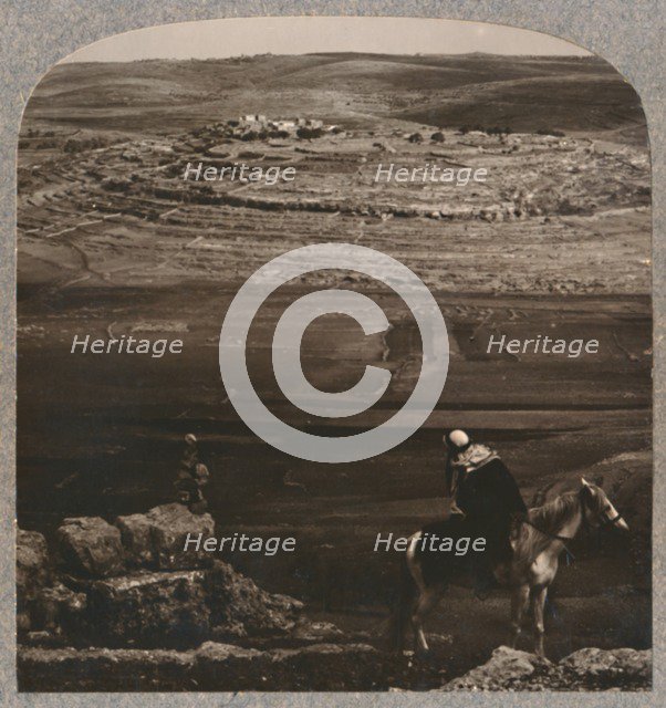 'Mizpeh, with Jacob's Pllar of Stones', c1900. Artist: Unknown.