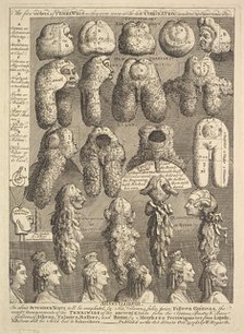 The Five Orders of Periwigs, 1761. Creator: William Hogarth.