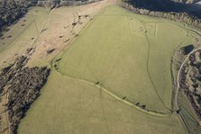 Late Bronze Age hilltop enclosure earthwork on Beacon Hill, near East Harting, West Sussex, 2018. Creator: Historic England Staff Photographer.
